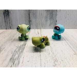 Littlest Pet Shop LPS Vintage Lot of Turtles Tortoises EUC